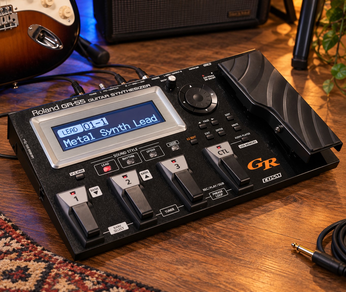PEDAL GUITAR ROLAND GR-55 GUITAR SYNTHESIZER 